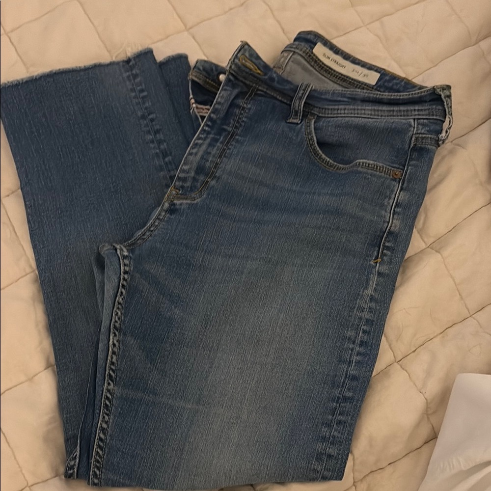 Pilcro Anthropologie Women's Slim Straight Leg Jeans - 30 10